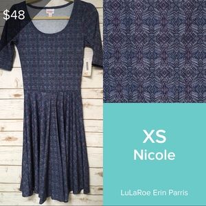 XS LuLaRoe Nicole Dress